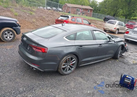 2018 Audi S5 3.0T Premium Plus from USA, damaged, VIN WAUC4CF57JA036587